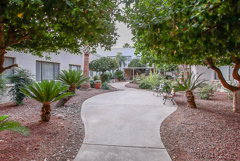Tucson Courtyard Walkway